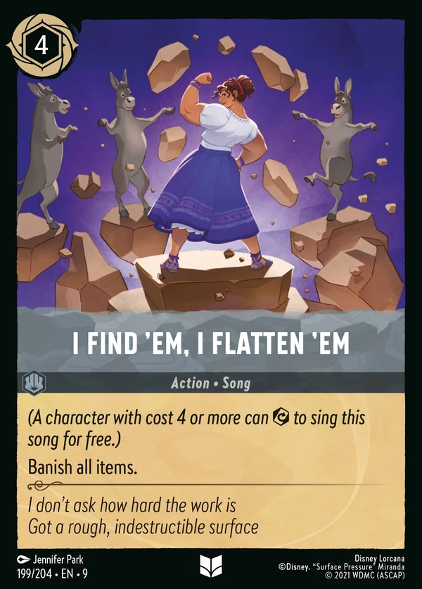 Una Furia Vivente — Disney Lorcana Azione card from Fabled