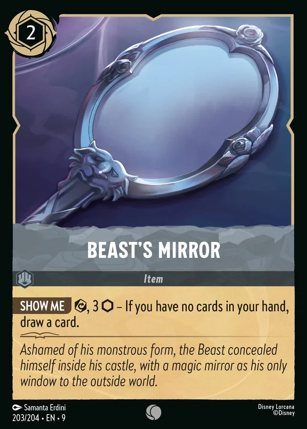 Lo Specchio della Bestia — Disney Lorcana Oggetto card from Fabled