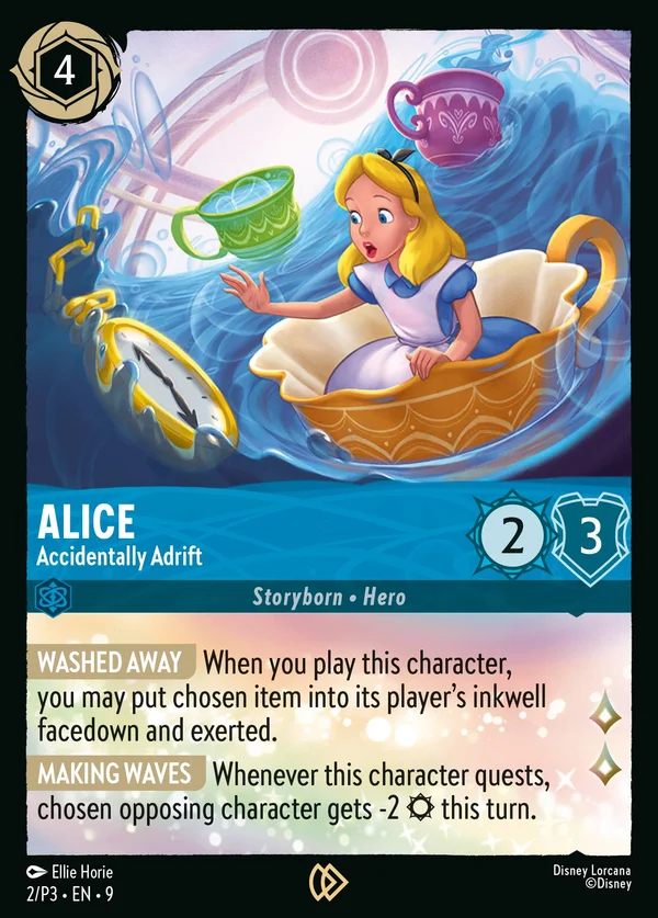 Alice - Naufraga per Caso — Disney Lorcana Personaggio card from Fabled