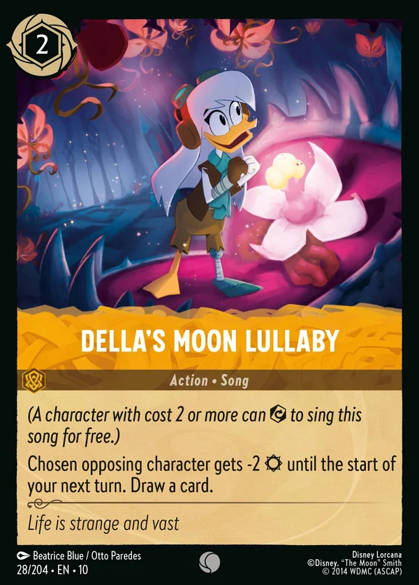 Ninna Nanna Lunare di Della — Disney Lorcana Azione card from Whispers in the Well