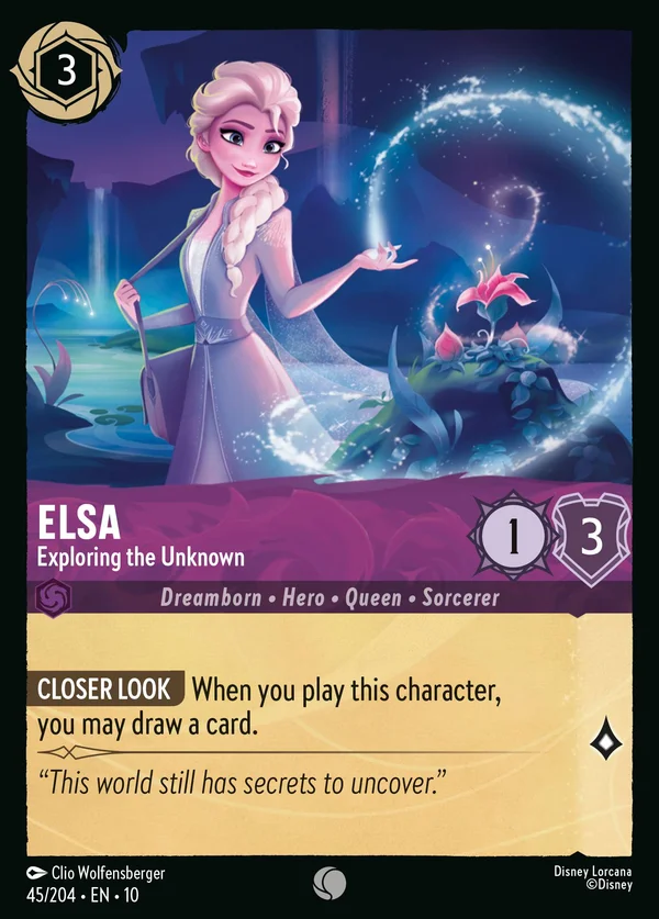 Elsa - Che Esplora l'Ignoto — Disney Lorcana Personaggio card from Whispers in the Well