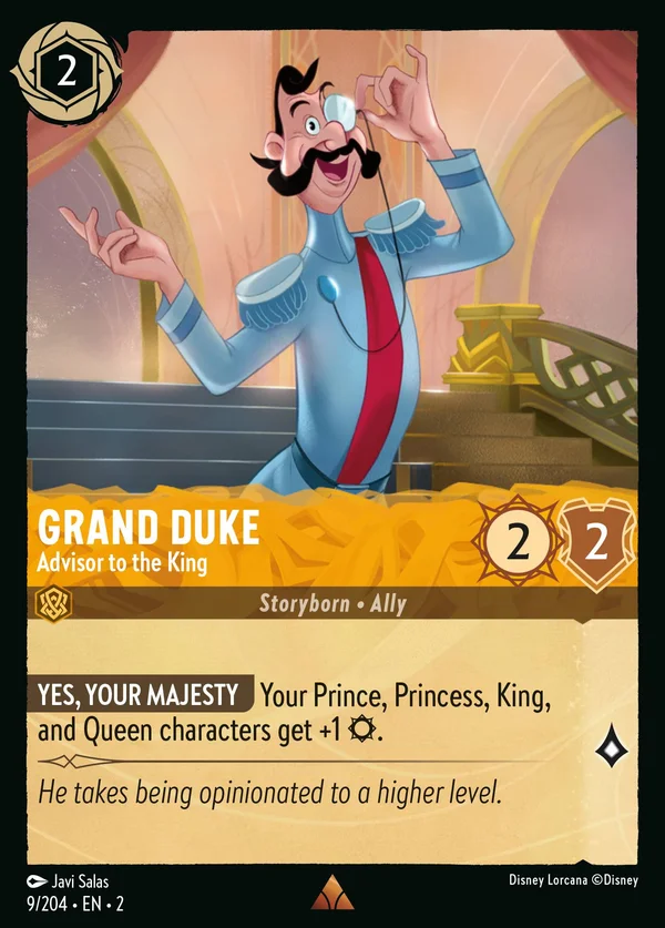 Grand Duke - Advisor to the King — Disney Lorcana Character card from Rise of the Floodborn
