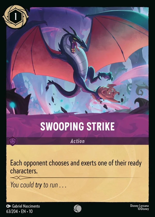 Attacco in Picchiata — Disney Lorcana Azione card from Whispers in the Well