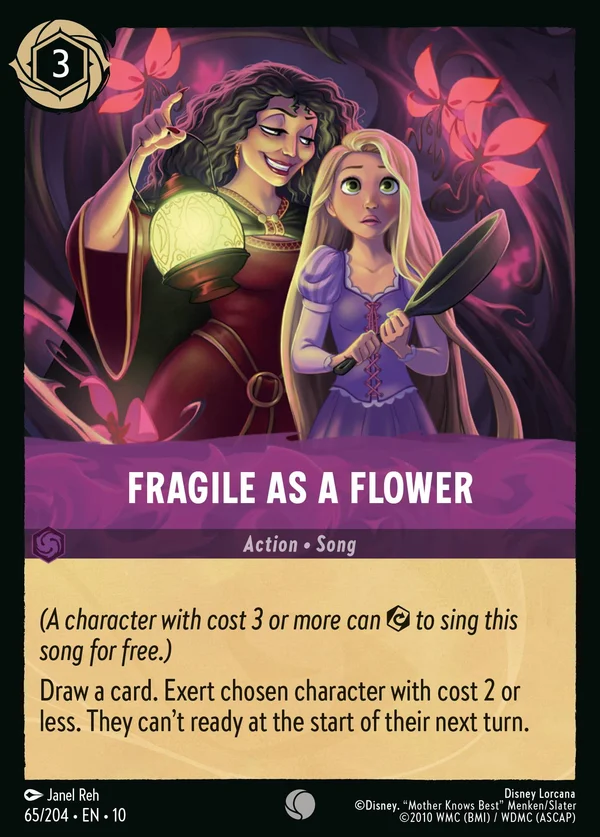 Un Fuscello Delicato — Disney Lorcana Azione card from Whispers in the Well