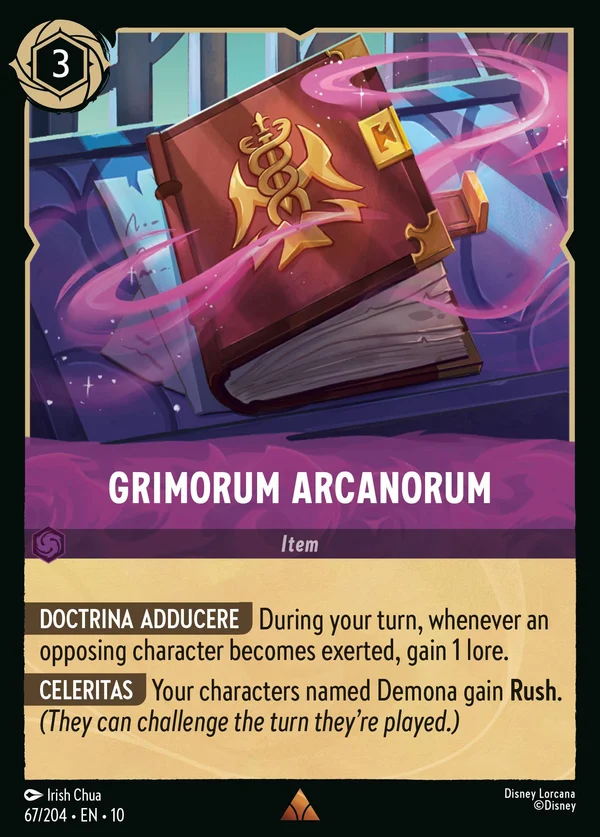 Grimorum Arcanorum — Disney Lorcana Oggetto card from Whispers in the Well