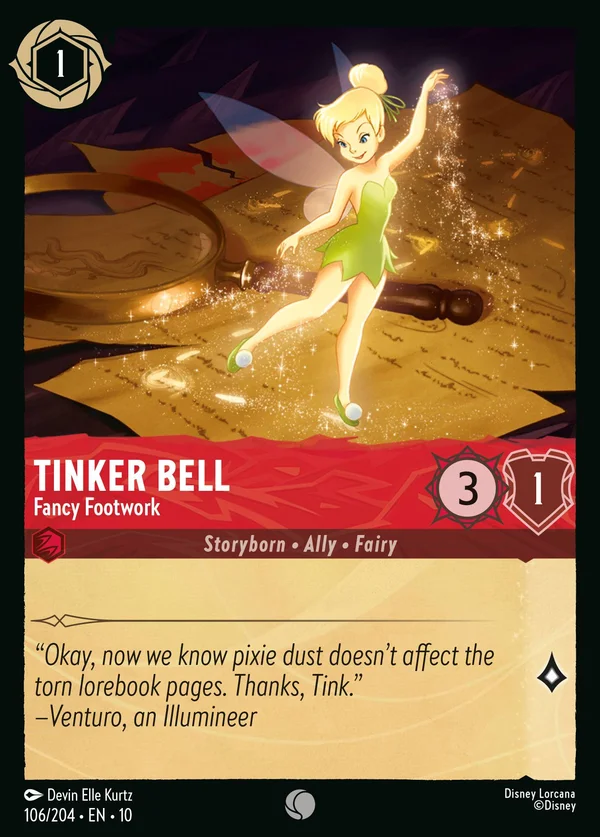 Trilli - Ballerina Raffinata — Disney Lorcana Personaggio card from Whispers in the Well