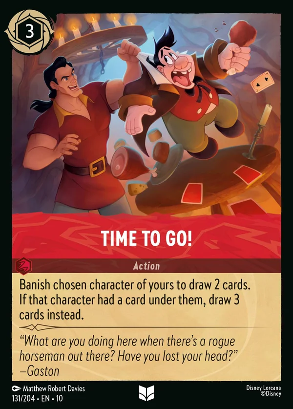 È ora di Andare! — Disney Lorcana Azione card from Whispers in the Well