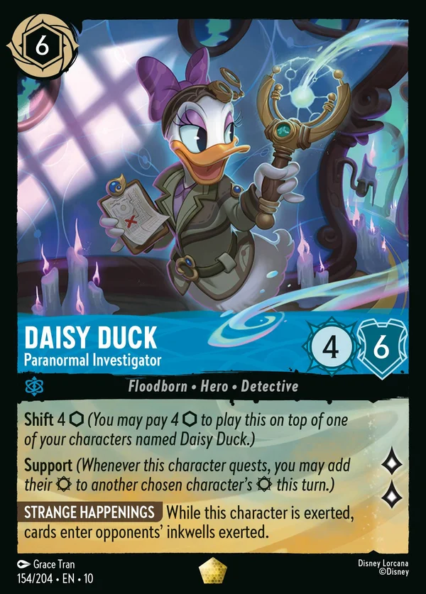 Paperina - Investigatrice del Paranormale — Disney Lorcana Personaggio card from Whispers in the Well