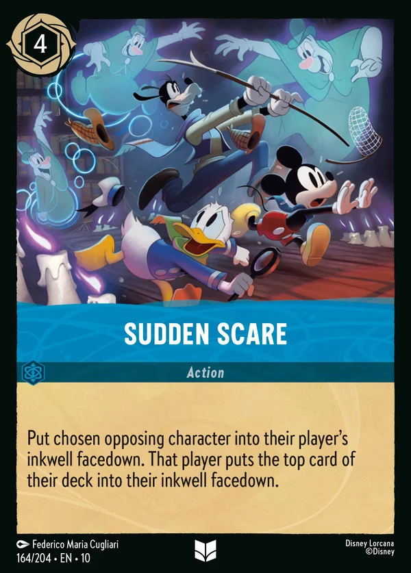 Spavento Improvviso — Disney Lorcana Azione card from Whispers in the Well