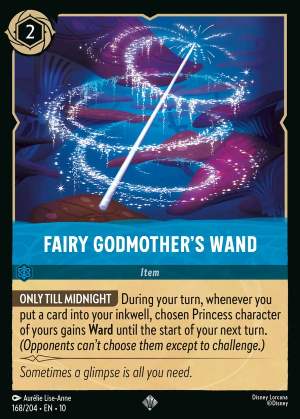 Fairy Godmother's Wand — Disney Lorcana Item card from Whispers in the Well