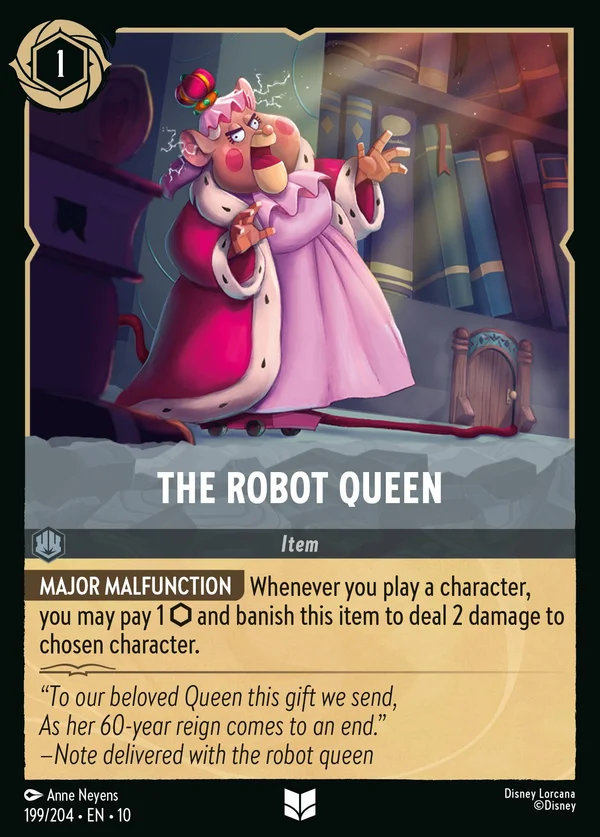 La Regina Robot — Disney Lorcana Oggetto card from Whispers in the Well