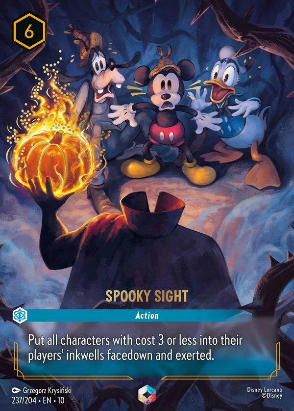 Spooky Sight — Disney Lorcana Action card from Whispers in the Well
