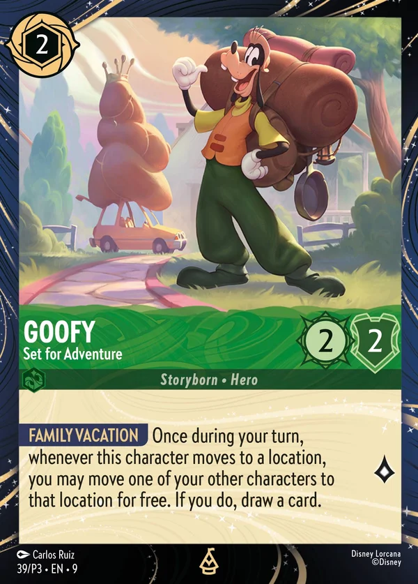 Goofy - Set for Adventure — Disney Lorcana Character card from Fabled