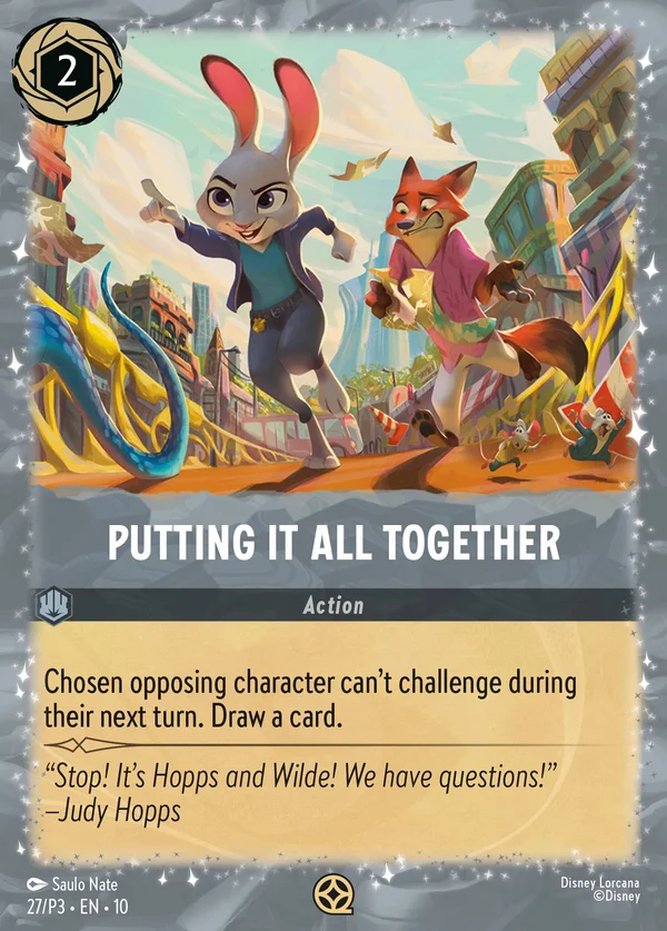 Unire gli Indizi — Disney Lorcana Azione card from Whispers in the Well