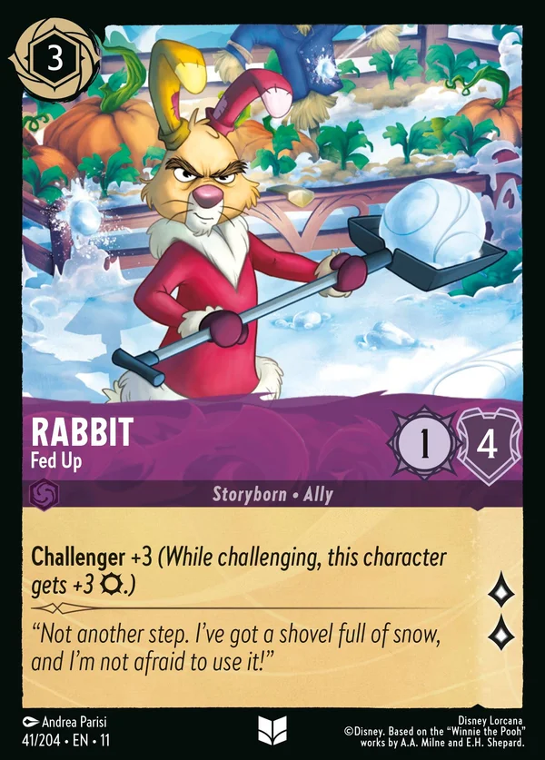 Tappo - Stufo — Disney Lorcana Personaggio card from Winterspell