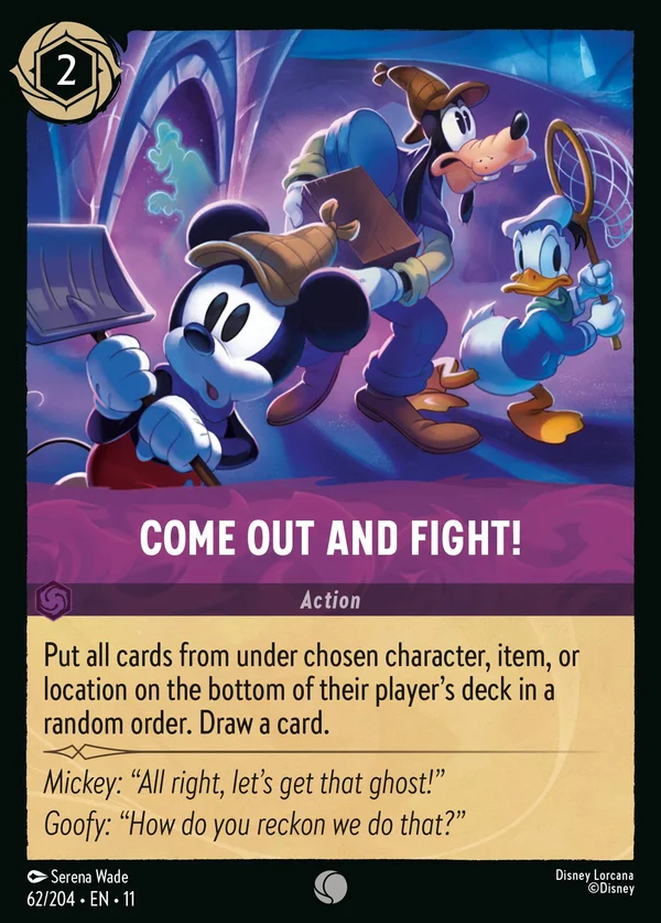 Vieni Fuori e Combatti! — Disney Lorcana Azione card from Winterspell