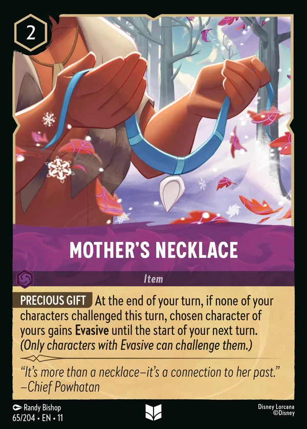Collana Materna — Disney Lorcana Oggetto card from Winterspell