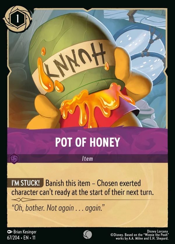 Pot of Honey — Disney Lorcana Item card from Winterspell
