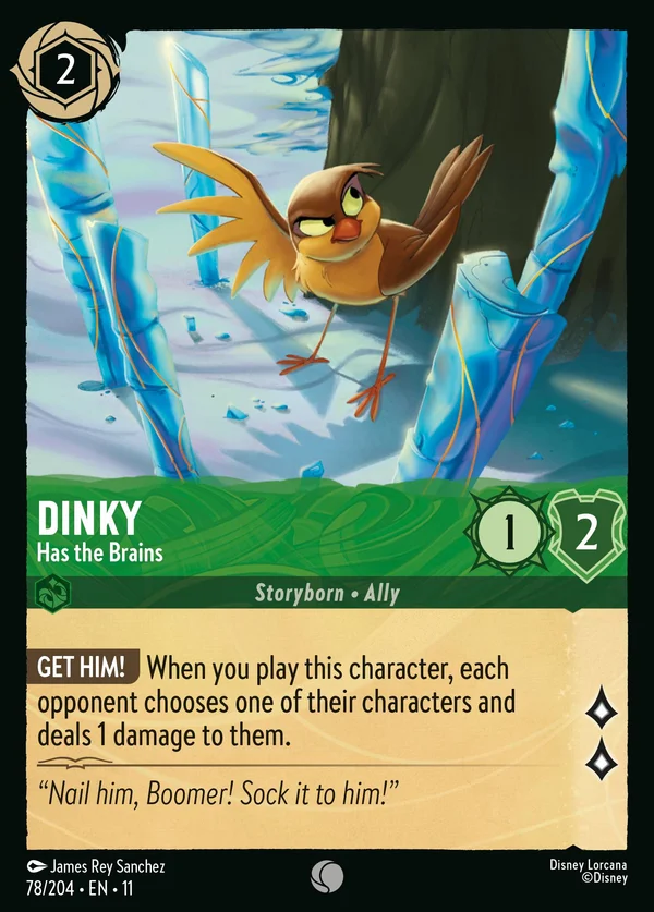 Cippi - Quello con il Cervello — Disney Lorcana Personaggio card from Winterspell