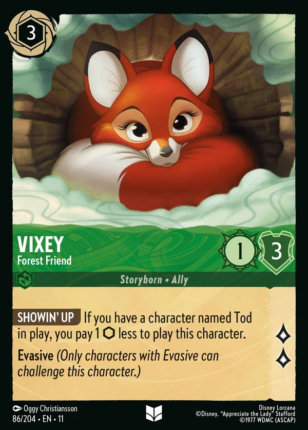 Vicky - Amica del Bosco — Disney Lorcana Personaggio card from Winterspell