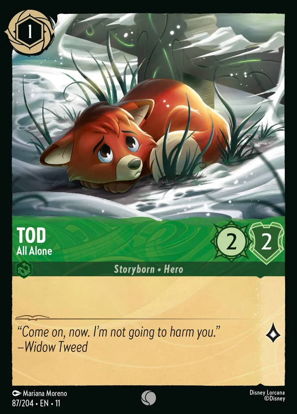 Red - Tutto Solo — Disney Lorcana Personaggio card from Winterspell