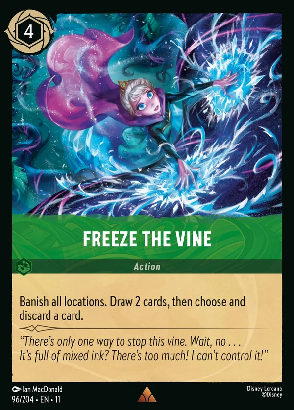 Congelare il Viticcio — Disney Lorcana Azione card from Winterspell