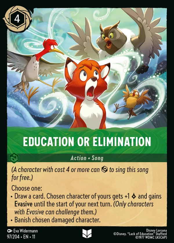 Preparazione o Eliminazione — Disney Lorcana Azione card from Winterspell