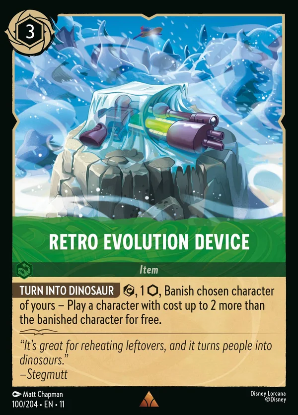 Apparecchio Retroevolutore — Disney Lorcana Oggetto card from Winterspell