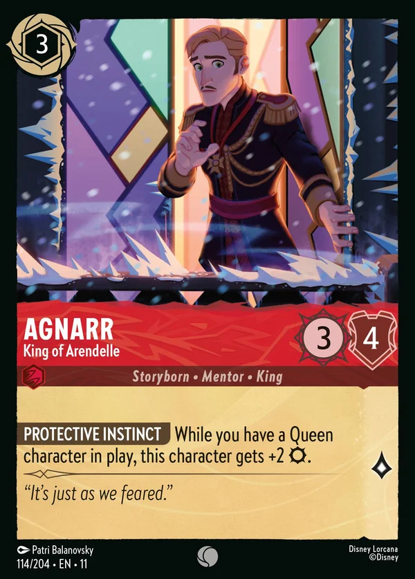 Agnarr - Re di Arendelle — Disney Lorcana Personaggio card from Winterspell