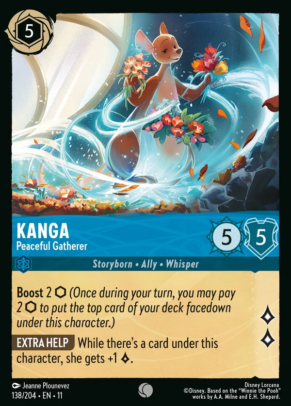Kanga - Raccoglitrice Serena — Disney Lorcana Personaggio card from Winterspell