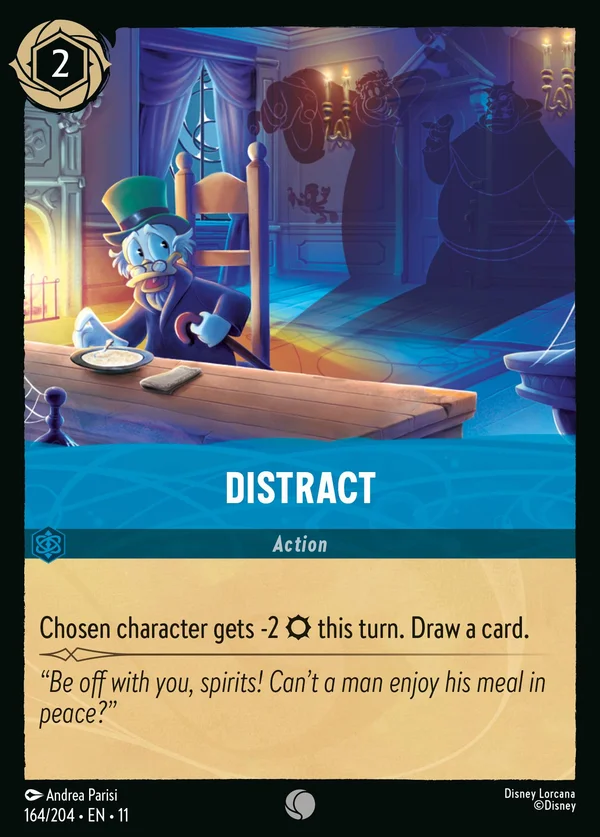 Distrarre — Disney Lorcana Azione card from Winterspell