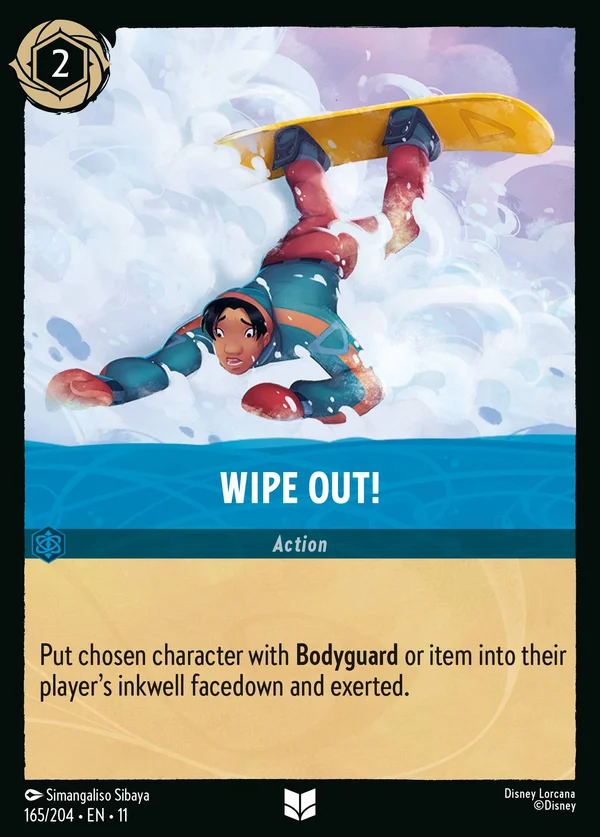 Precipitare! — Disney Lorcana Azione card from Winterspell