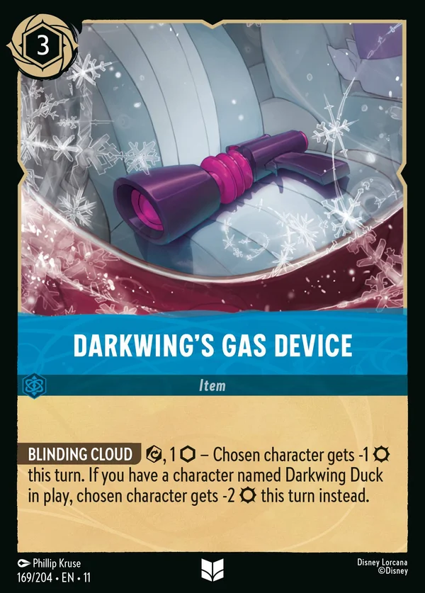 Apparecchio a Gas di Darkwing — Disney Lorcana Oggetto card from Winterspell