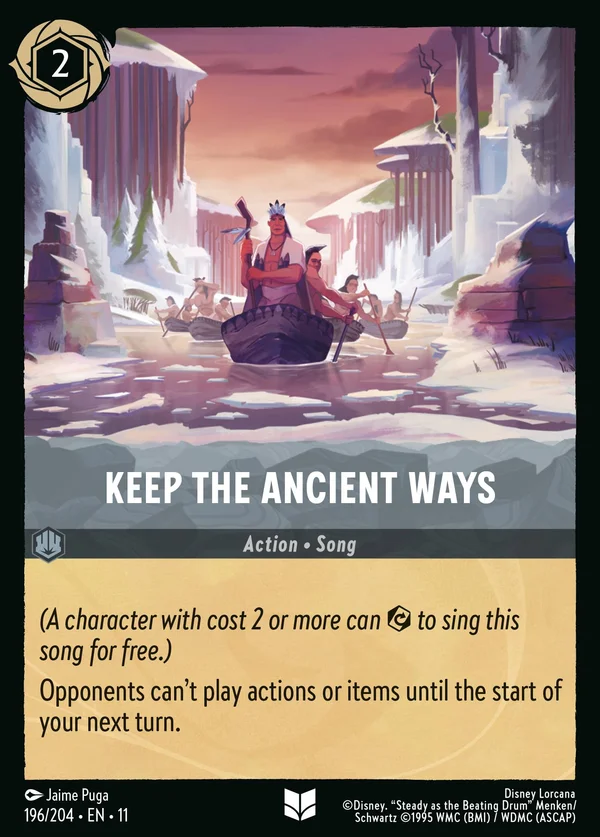Guidaci e Resta con Noi — Disney Lorcana Azione card from Winterspell