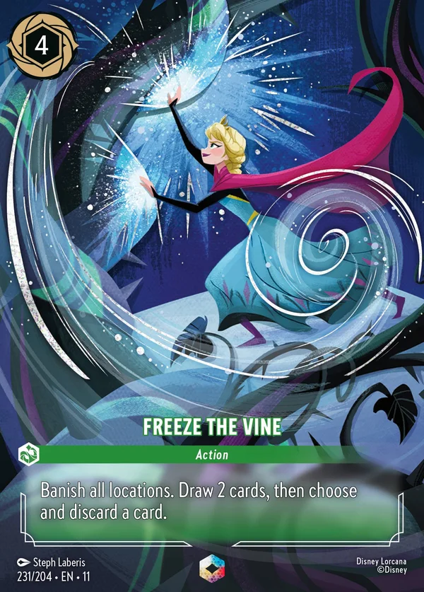 Congelare il Viticcio — Disney Lorcana Azione card from Winterspell