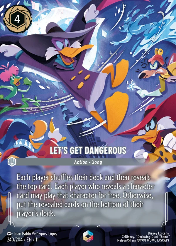 Dagli Addosso, Duck — Disney Lorcana Azione card from Winterspell