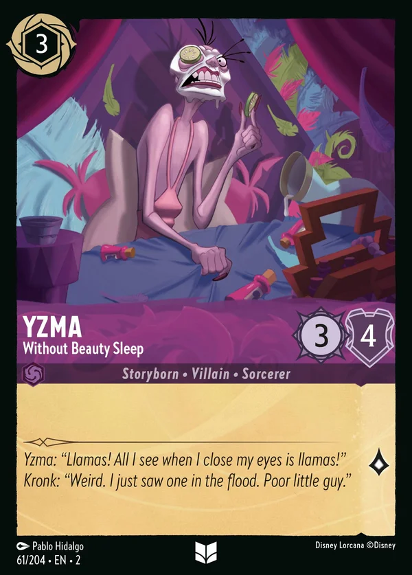 Yzma - Without Beauty Sleep — Disney Lorcana Character card from Rise of the Floodborn