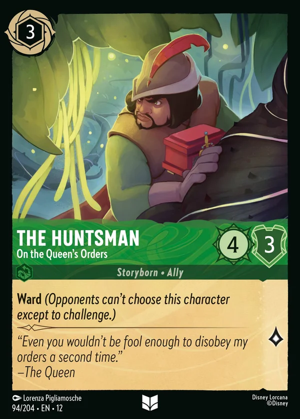The Huntsman - On the Queen's Orders — Disney Lorcana Character card from Wilds Unknown