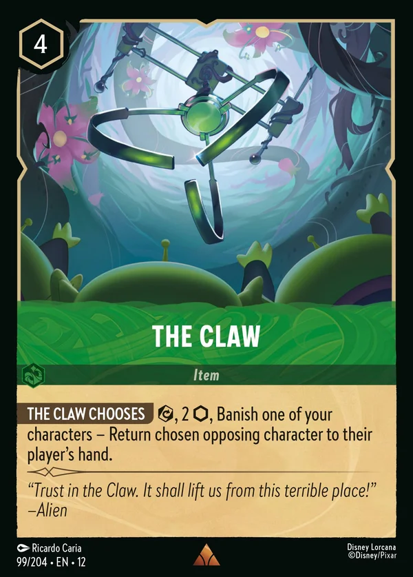 The Claw — Disney Lorcana Item card from Wilds Unknown