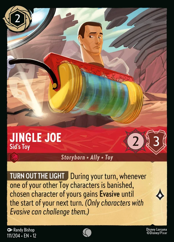 Jingle Joe - Sid's Toy — Disney Lorcana Character card from Wilds Unknown