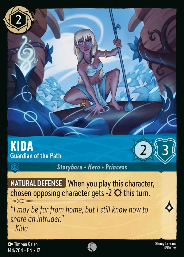 Kida - Guardian of the Path — Disney Lorcana Character card from Wilds Unknown