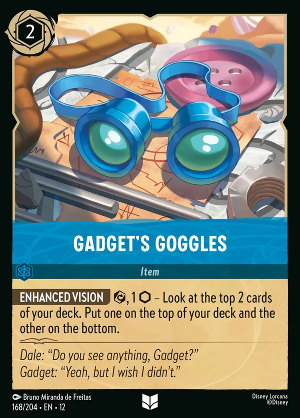 Gadget's Goggles — Disney Lorcana Item card from Wilds Unknown