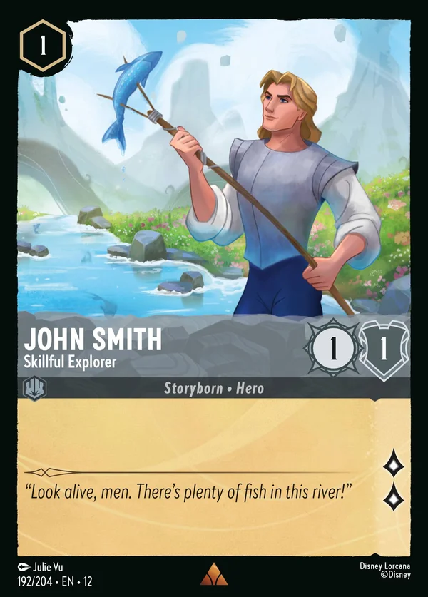 John Smith - Skillful Explorer — Disney Lorcana Character card from Wilds Unknown