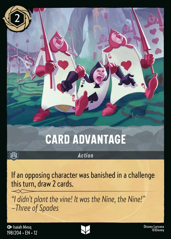 Card Advantage — Disney Lorcana Action card from Wilds Unknown