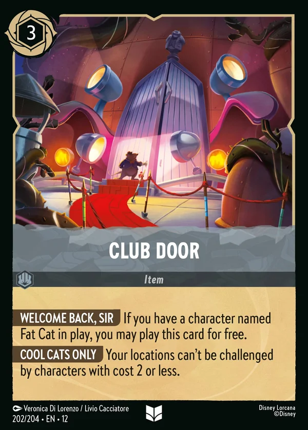 Club Door — Disney Lorcana Item card from Wilds Unknown