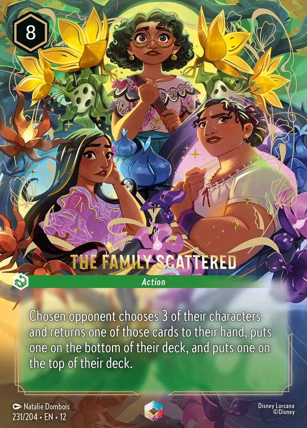 The Family Scattered — Disney Lorcana Action card from Wilds Unknown