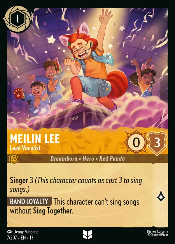 Meilin Lee - Lead Vocalist — Disney Lorcana Character card from Attack of the Vine!