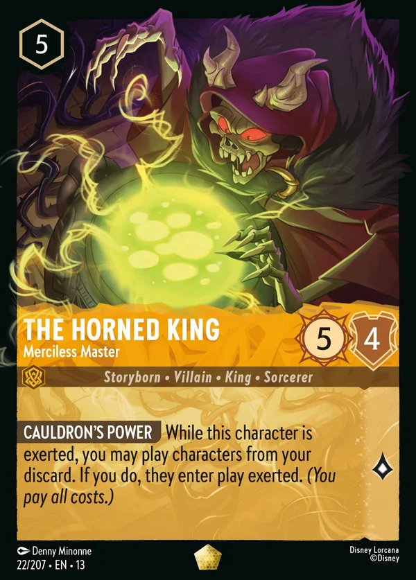The Horned King - Merciless Master — Disney Lorcana Character card from Attack of the Vine!
