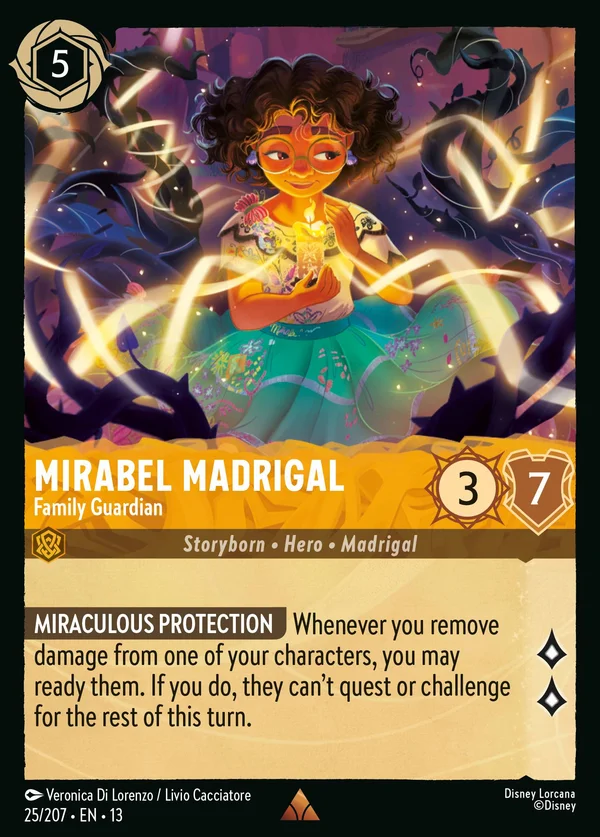 Mirabel Madrigal - Family Guardian — Disney Lorcana Character card from Attack of the Vine!