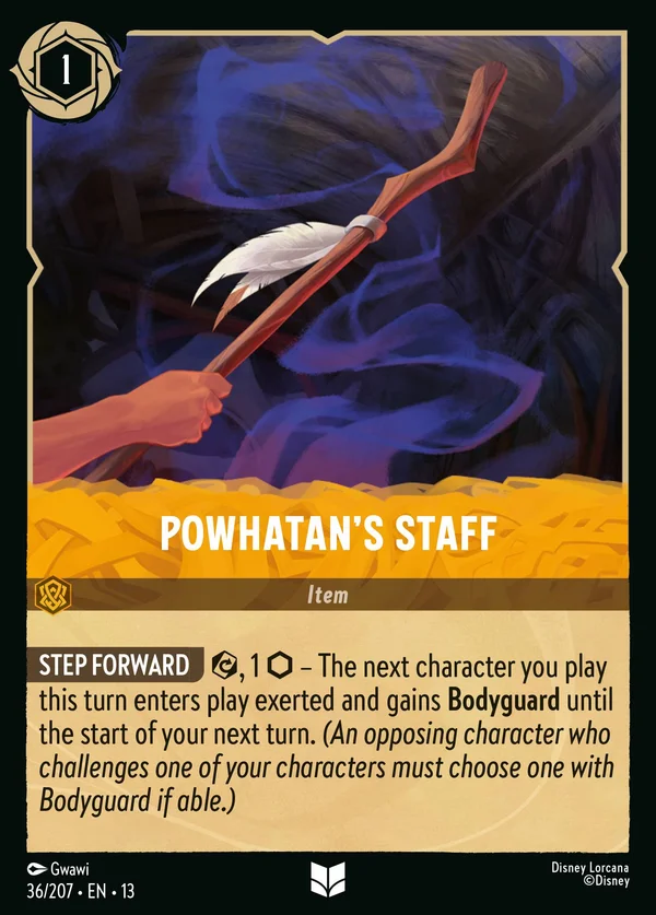 Powhatan's Staff — Disney Lorcana Item card from Attack of the Vine!